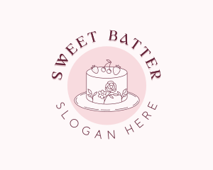 Sweet Baking Cake logo design