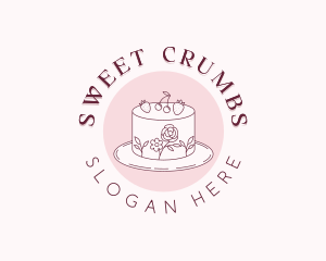 Sweet Baking Cake logo design