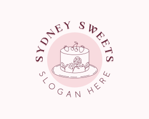 Sweet Baking Cake logo design