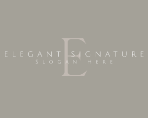 Luxury Fashion Boutique logo design