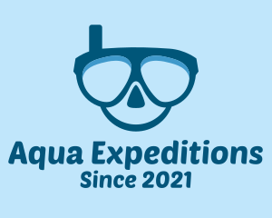 Aquatic Snorkeling Mask logo