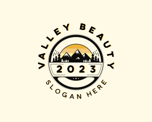 Alpine Mountain Valley logo design