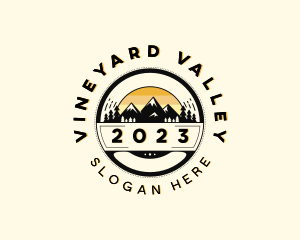 Alpine Mountain Valley logo design