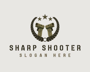 Pistol Gun Shooting logo