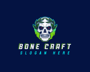 Skull Wreath Gamer logo