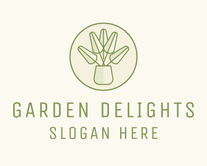 Rustic Plant Garden logo design