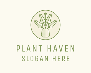 Rustic Plant Garden logo design