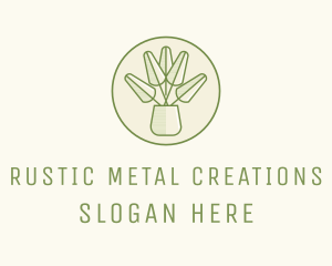 Rustic Plant Garden logo design