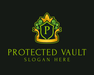 Royalty Shield Banner  logo design