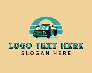 Vintage Bus Vehicle Logo