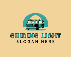 Vintage Bus Vehicle logo design