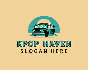 Vintage Bus Vehicle logo design