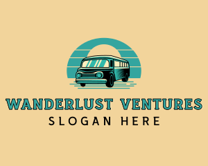 Travel Bus Vehicle logo design