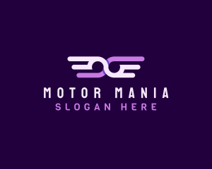 Motor Loop Wings logo design