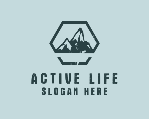 Rustic Outdoor Mountain  Logo