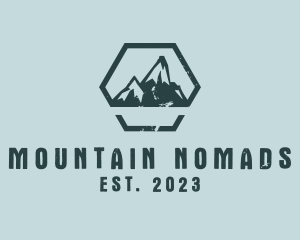 Rustic Outdoor Mountain  logo design