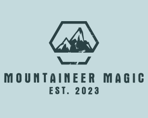 Rustic Outdoor Mountain  logo design