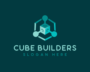 Cube AI Technology logo design