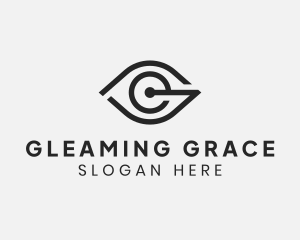 Optical Eye Letter G logo design