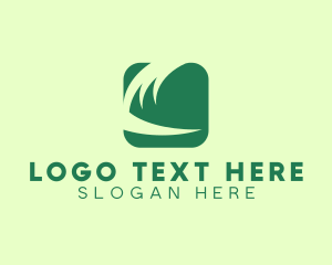 Square Lawn Grass logo