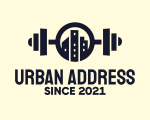 Urban City Fitness Gym logo design