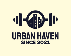 Urban City Fitness Gym logo design