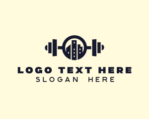 Urban City Fitness Gym logo design