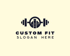 Urban City Fitness Gym logo design