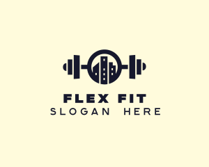 Urban City Fitness Gym logo design