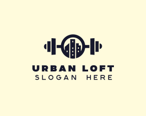 Urban City Fitness Gym logo design