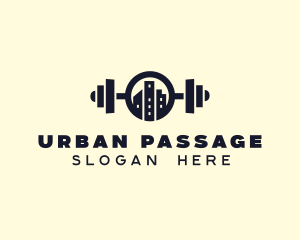 Urban City Fitness Gym logo design