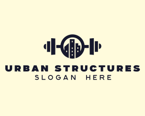 Urban City Fitness Gym logo design