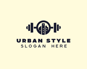 Urban City Fitness Gym logo design