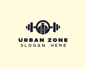 Urban City Fitness Gym logo design