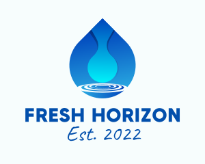 Water Droplet Refreshment  logo