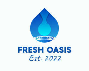 Water Droplet Refreshment  logo