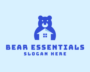 Bear Toy House logo design