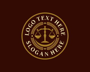 Legal Lawyer Justice Scale logo