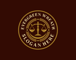 Legal Lawyer Justice Scale logo design