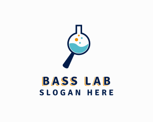 Flask Research Laboratory  logo design