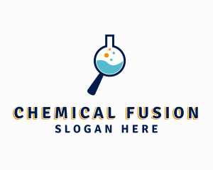 Flask Research Laboratory  logo design