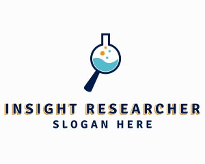 Flask Research Laboratory  logo design