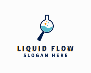 Flask Research Laboratory  logo design