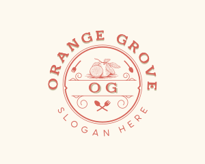 Organic Orange Farm logo design