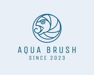 Ocean Fish Aquarium logo design