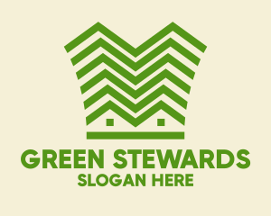 Green Building Construction  logo design