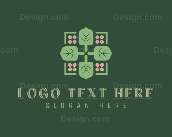 Shovel Leaf Pattern Logo