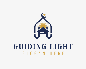 Muslim Church Landmark logo design