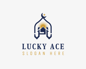 Muslim Church Landmark logo design