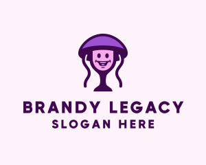 Jellyfish Wine Glass logo